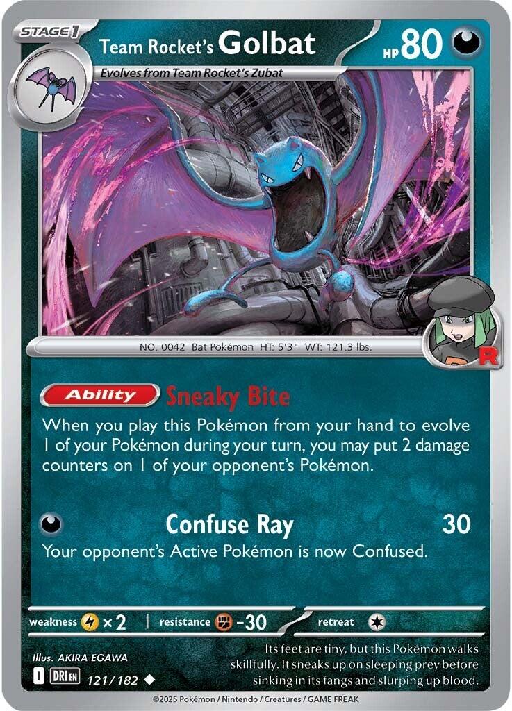 Team Rocket's Golbat (121/182) [Scarlet & Violet: Destined Rivals] | GnG Games
