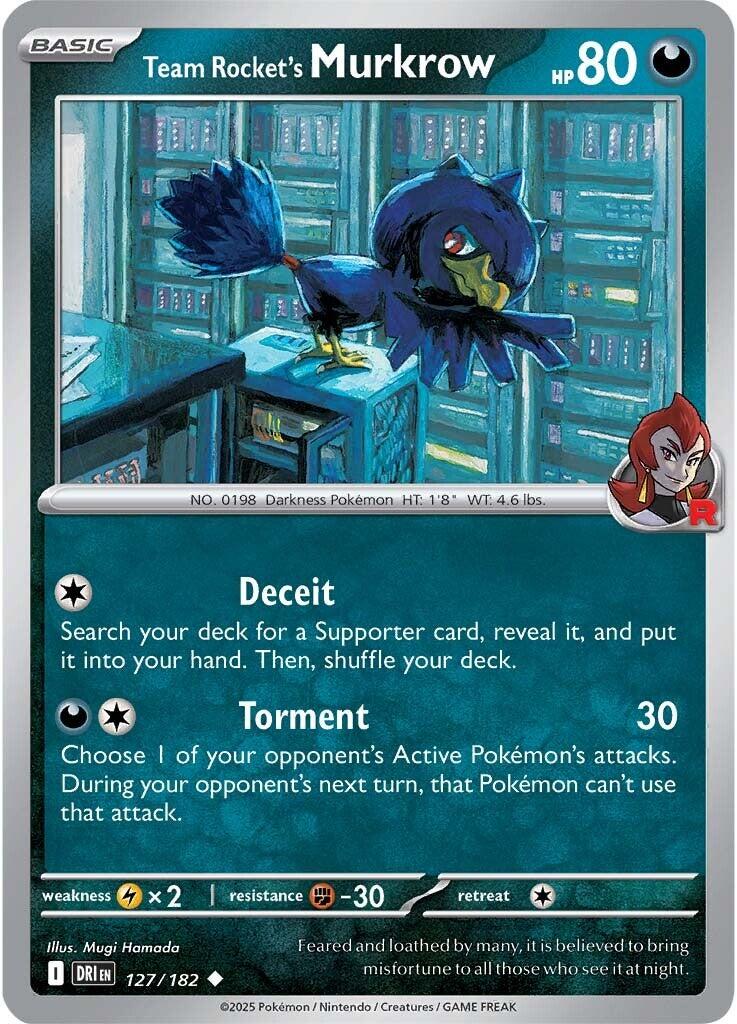Team Rocket's Murkrow (127/182) [Scarlet & Violet: Destined Rivals] | GnG Games