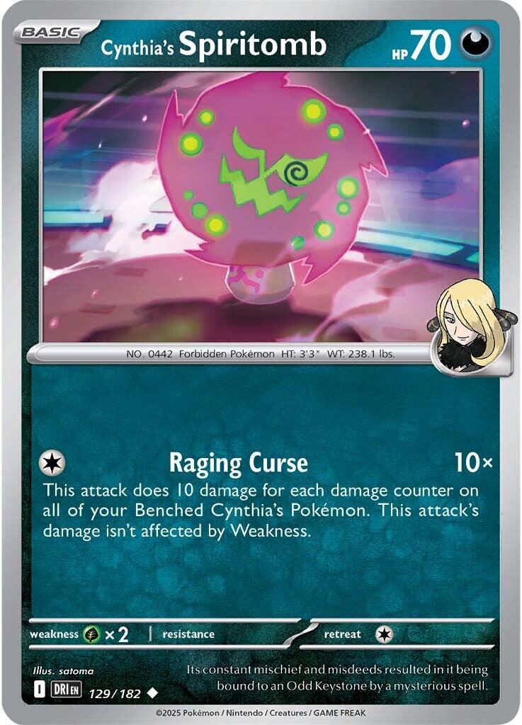 Cynthia's Spiritomb (129/182) [Scarlet & Violet: Destined Rivals] | GnG Games