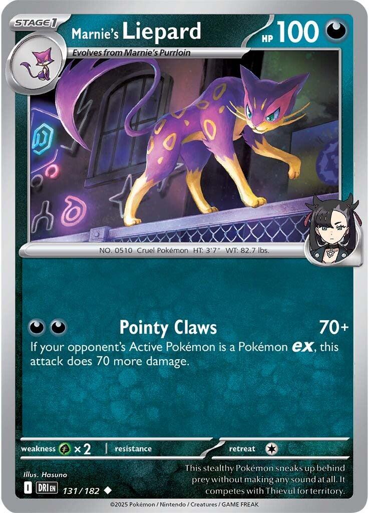 Marnie's Liepard (131/182) [Scarlet & Violet: Destined Rivals] | GnG Games