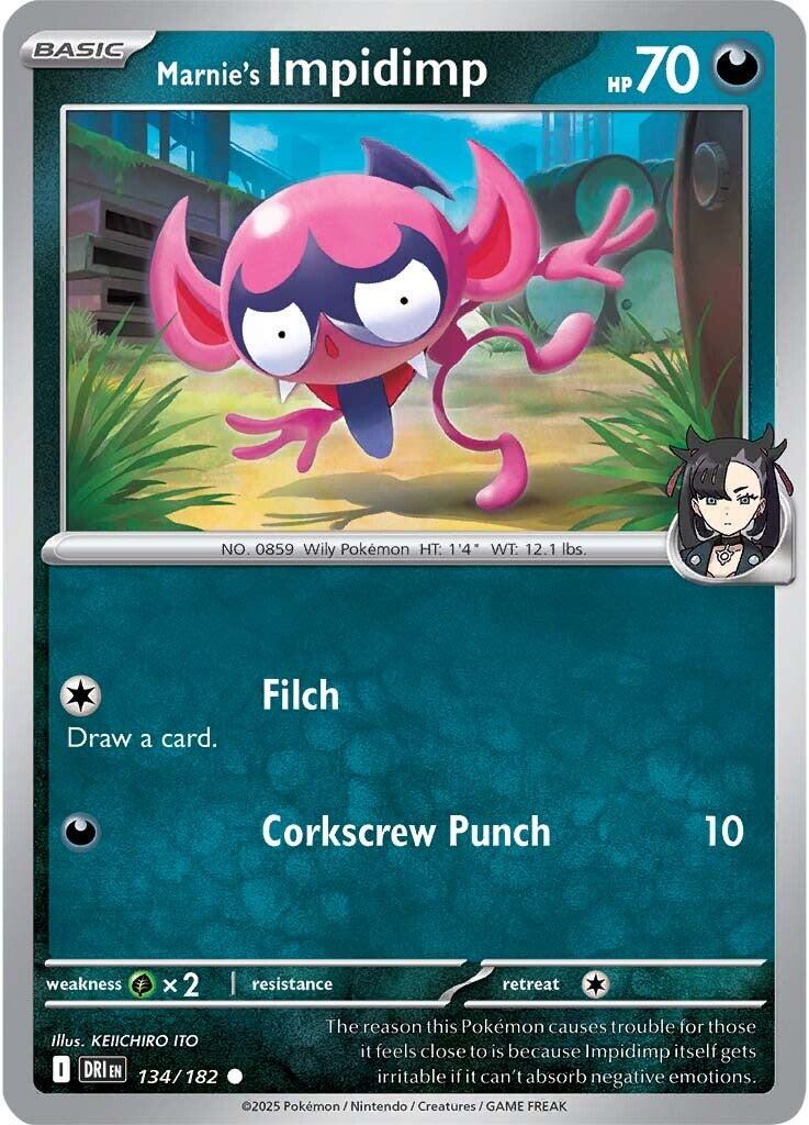 Marnie's Impidimp (134/182) [Scarlet & Violet: Destined Rivals] | GnG Games