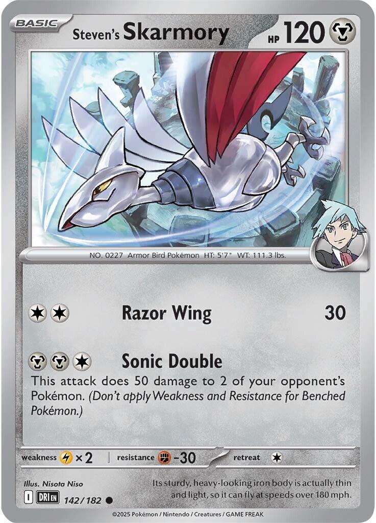 Steven's Skarmory (142/182) [Scarlet & Violet: Destined Rivals] | GnG Games