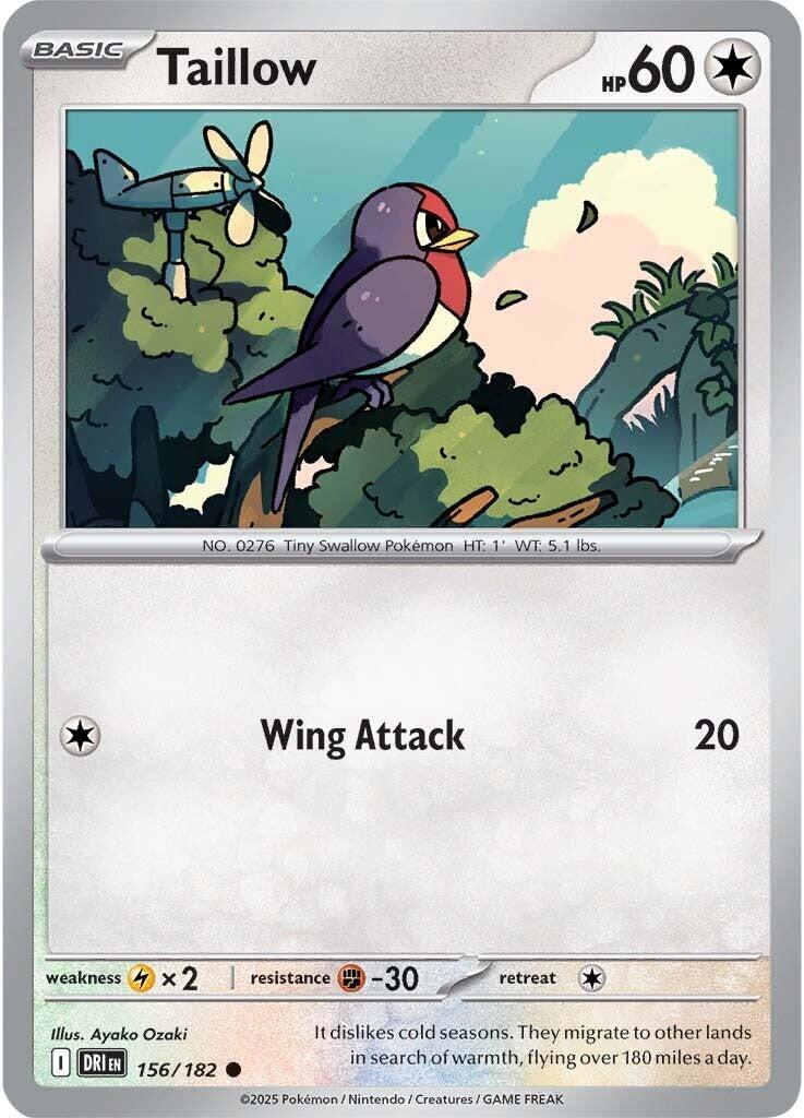 Taillow (156/182) [Scarlet & Violet: Destined Rivals] | GnG Games