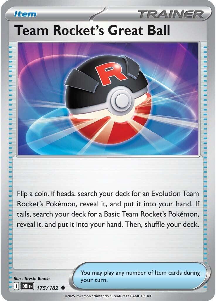 Team Rocket's Great Ball (175/182) [Scarlet & Violet: Destined Rivals] | GnG Games