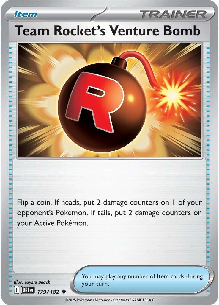 Team Rocket's Venture Bomb (179/182) [Scarlet & Violet: Destined Rivals] | GnG Games
