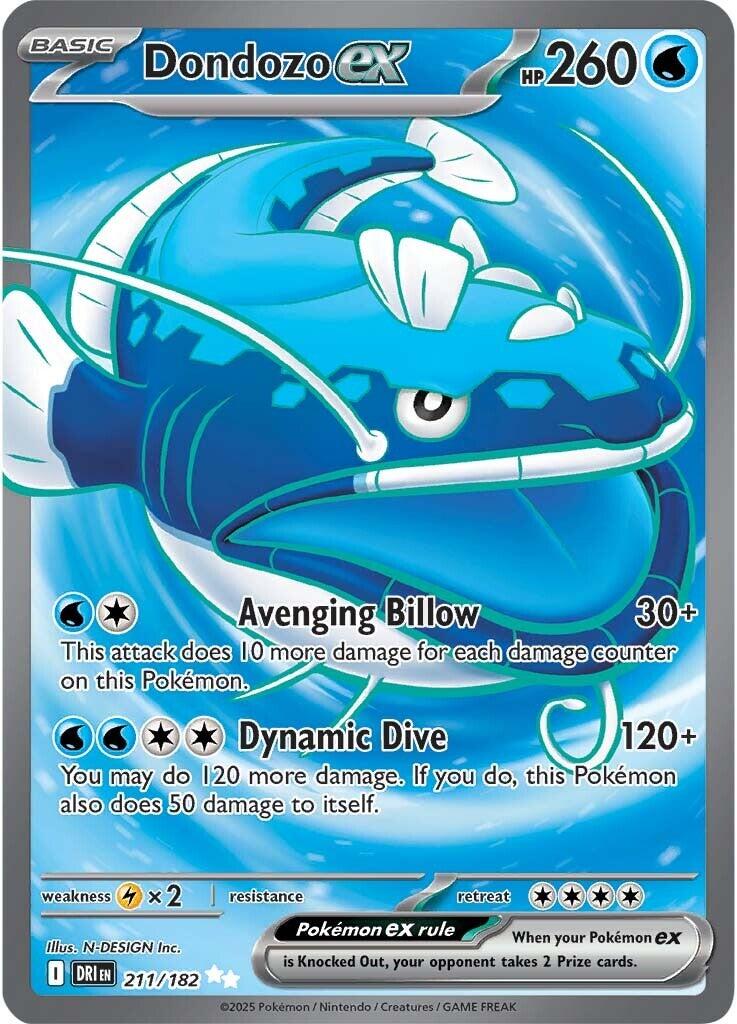 Dondozo ex (211/182) [Scarlet & Violet: Destined Rivals] | GnG Games