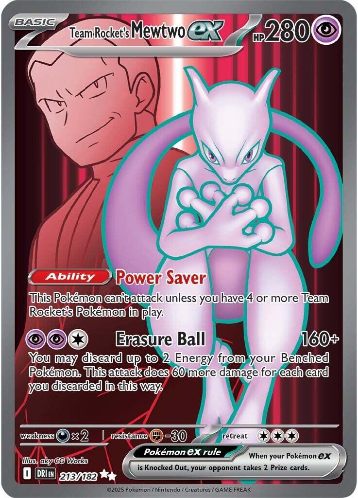 Team Rocket's Mewtwo ex (213/182) [Scarlet & Violet: Destined Rivals] | GnG Games