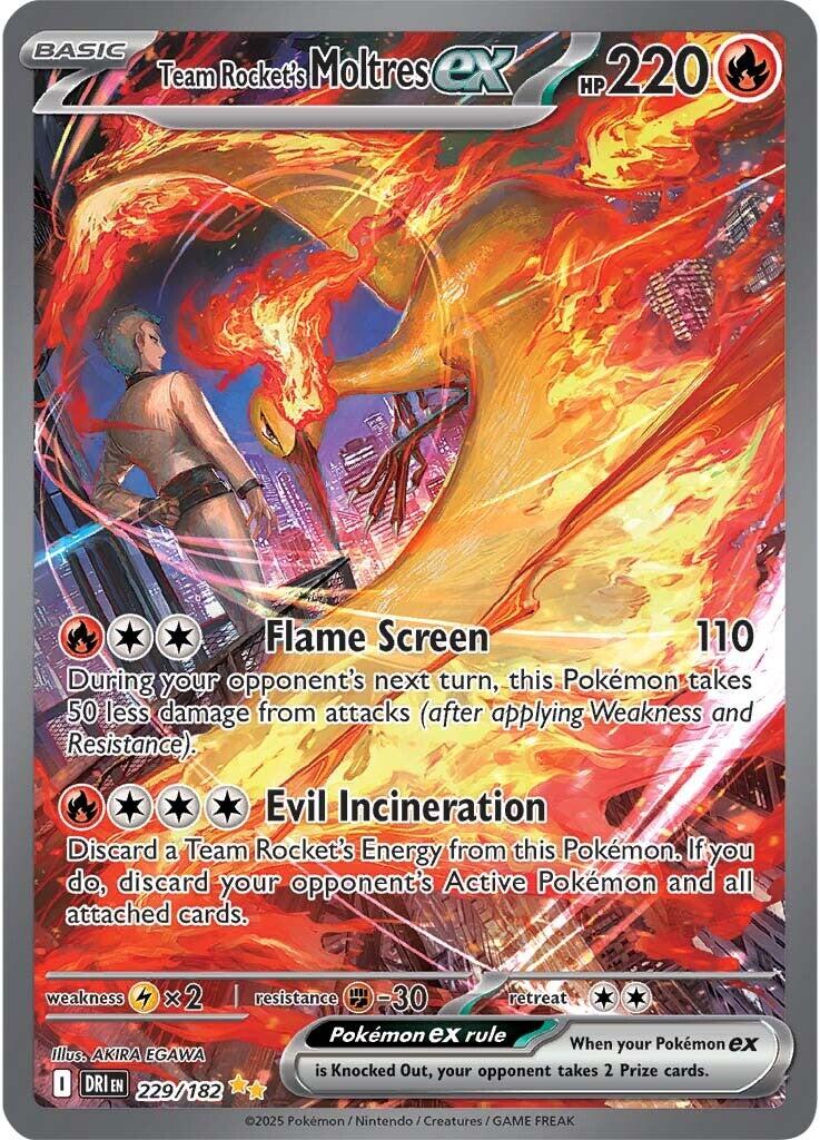 Team Rocket's Moltres ex (229/182) [Scarlet & Violet: Destined Rivals] | GnG Games