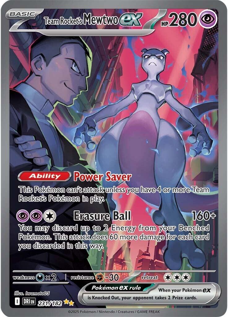 Team Rocket's Mewtwo ex (231/182) [Scarlet & Violet: Destined Rivals] | GnG Games