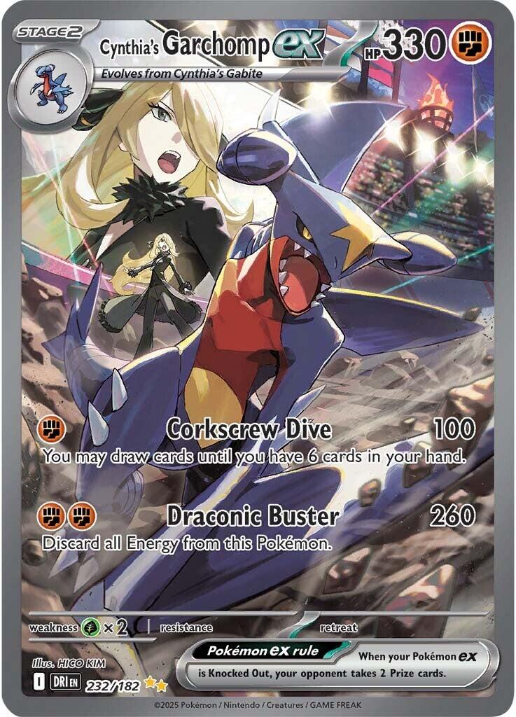 Cynthia's Garchomp ex (232/182) [Scarlet & Violet: Destined Rivals] | GnG Games