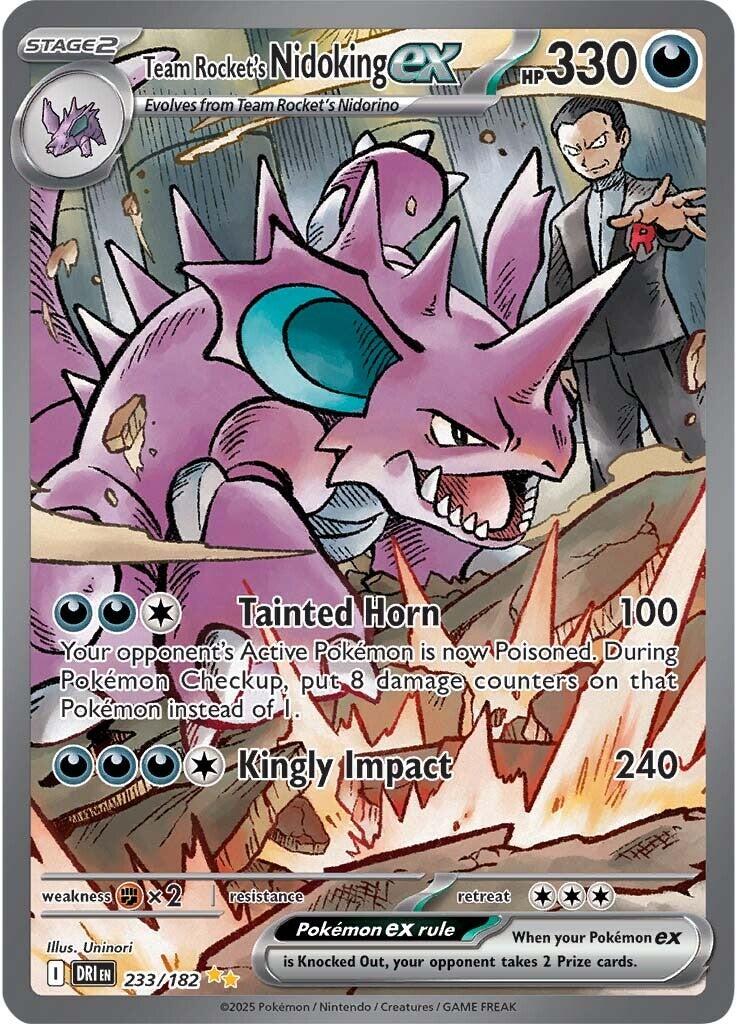 Team Rocket's Nidoking ex (233/182) [Scarlet & Violet: Destined Rivals] | GnG Games