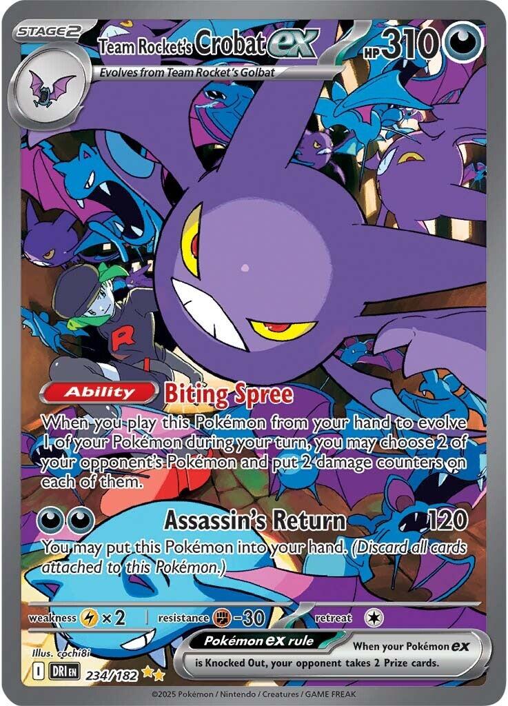 Team Rocket's Crobat ex (234/182) [Scarlet & Violet: Destined Rivals] | GnG Games