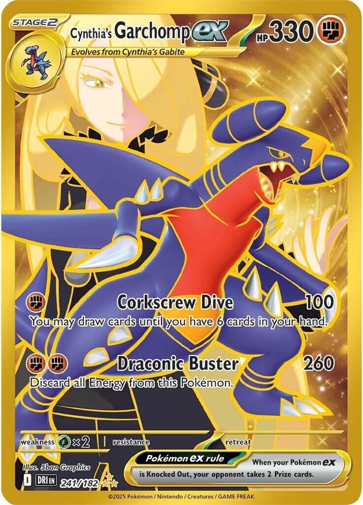 Cynthia's Garchomp ex (241/182) [Scarlet & Violet: Destined Rivals] | GnG Games