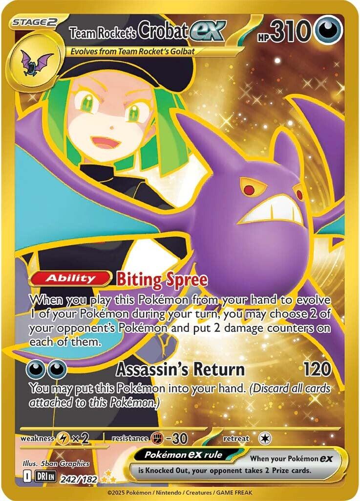Team Rocket's Crobat ex (242/182) [Scarlet & Violet: Destined Rivals] | GnG Games