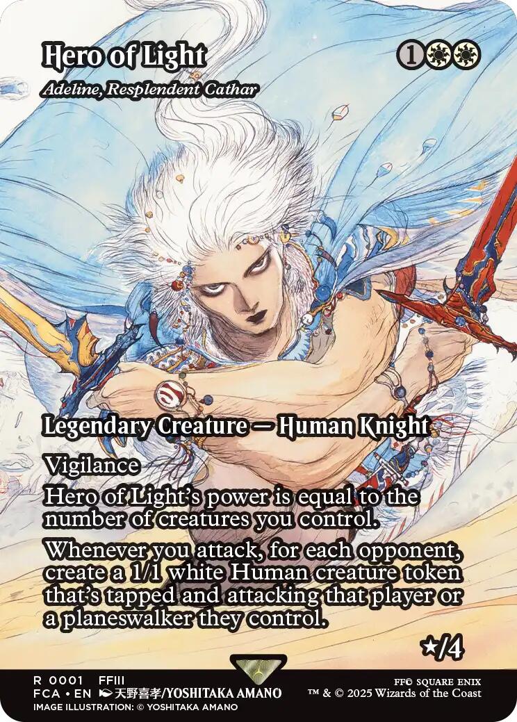 Hero of Light - Adeline, Resplendent Cathar (Showcase) [FINAL FANTASY : Through the Ages] | GnG Games