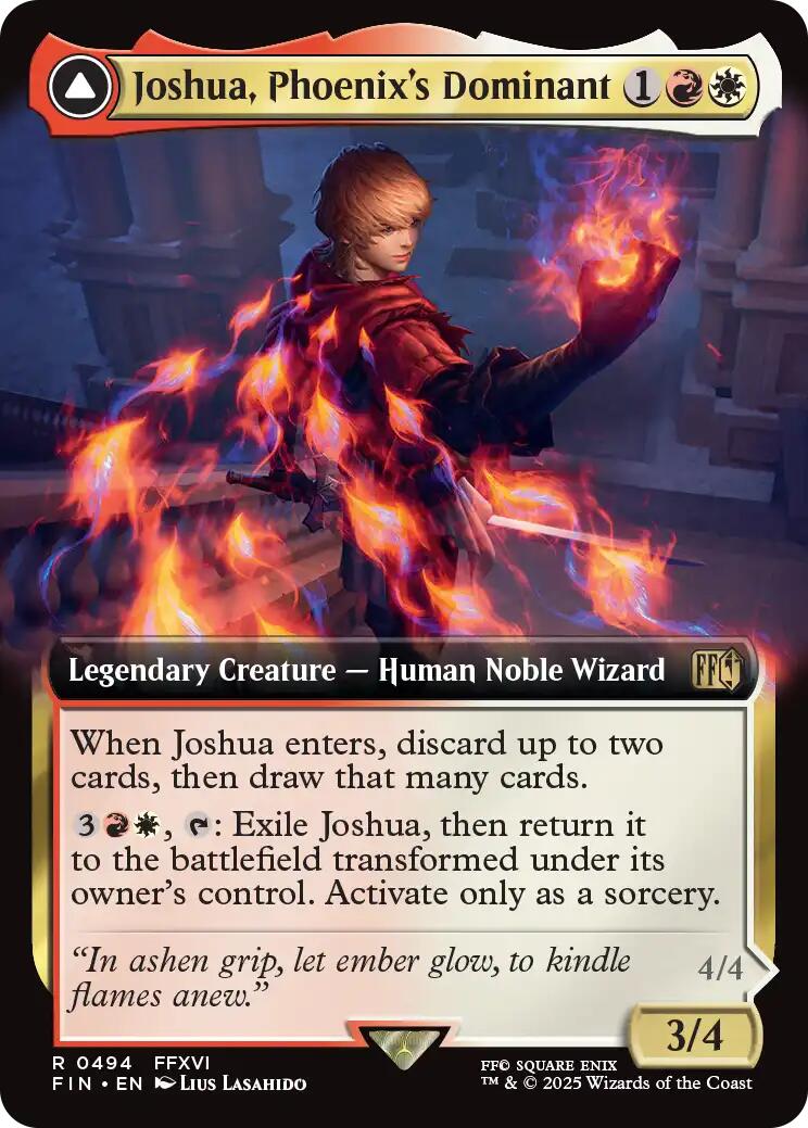 Joshua, Phoenix's Dominant (Extended Art) [FINAL FANTASY] | GnG Games