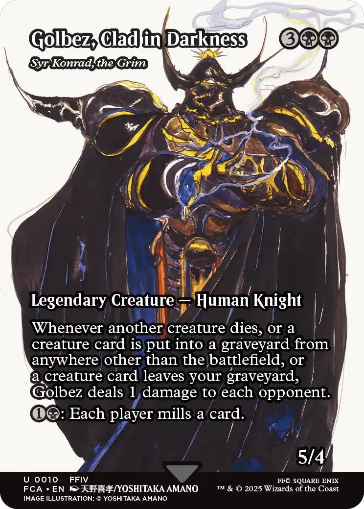 Golbez, Clad in Darkness - Syr Konrad, the Grim (Showcase) [FINAL FANTASY : Through the Ages] | GnG Games