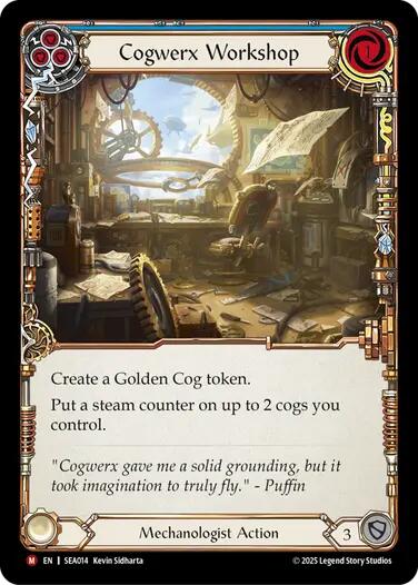 Cogwerx Workshop [SEA014] (High Seas)  Rainbow Foil | GnG Games
