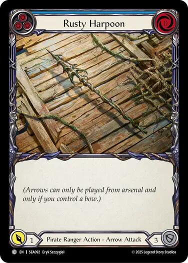 Rusty Harpoon [SEA092] (High Seas)  Rainbow Foil | GnG Games
