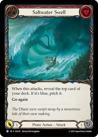 Saltwater Swell (Red) [SEA141] (High Seas) | GnG Games