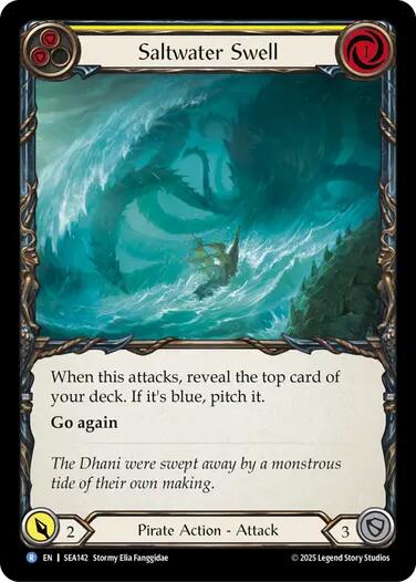 Saltwater Swell (Yellow) [SEA142] (High Seas) | GnG Games