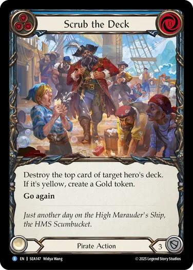 Scrub the Deck [SEA147] (High Seas)  Rainbow Foil | GnG Games