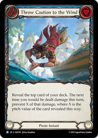 Throw Caution to the Wind [SEA150] (High Seas)  Rainbow Foil | GnG Games