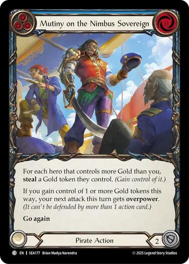 Mutiny on the Nimbus Sovereign [SEA177] (High Seas)  Rainbow Foil | GnG Games
