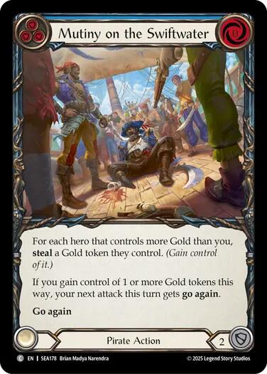Mutiny on the Swiftwater [SEA178] (High Seas)  Rainbow Foil | GnG Games