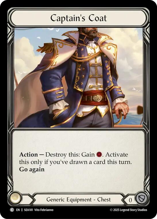 Captain's Coat [SEA181] (High Seas) | GnG Games