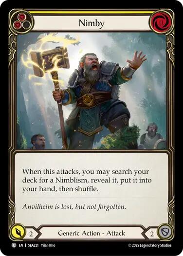 Nimby (Yellow) [SEA221] (High Seas)  Rainbow Foil | GnG Games