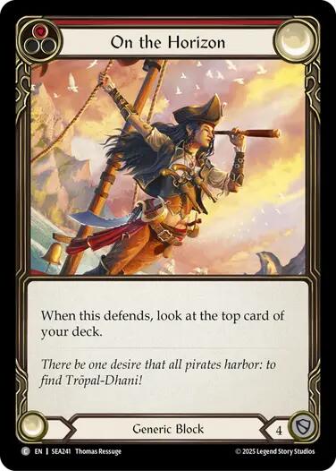 On the Horizon (Red) [SEA241] (High Seas) | GnG Games