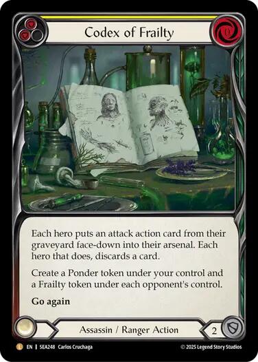 Codex of Frailty [SEA248] (High Seas)  Rainbow Foil | GnG Games