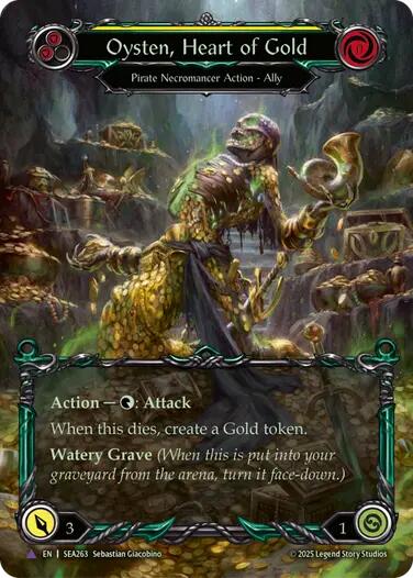 Oysten, Heart of Gold [SEA263] (High Seas)  Cold Foil | GnG Games