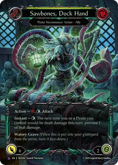 Sawbones, Dock Hand [SEA264] (High Seas)  Cold Foil | GnG Games