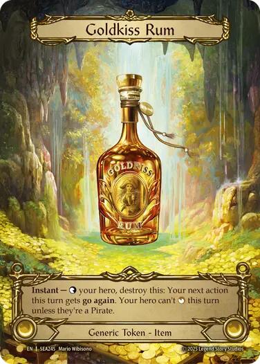 Goldkiss Rum (Treasure) [SEA245] (High Seas)  Cold Foil | GnG Games