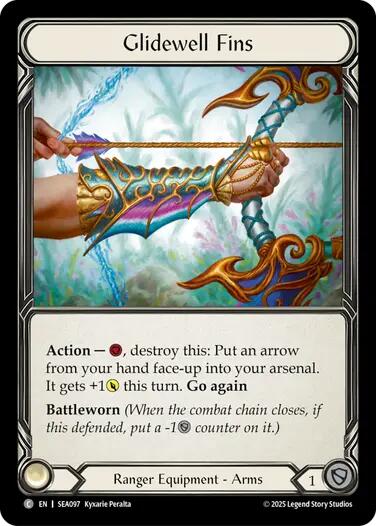 Glidewell Fins (Treasure) [SEA097] (High Seas)  Cold Foil | GnG Games