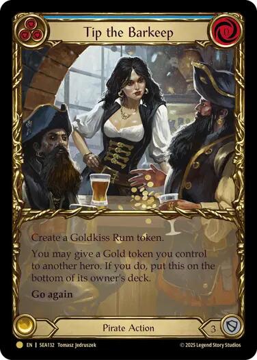 Tip the Barkeep (Treasure) [SEA132] (High Seas)  Cold Foil | GnG Games
