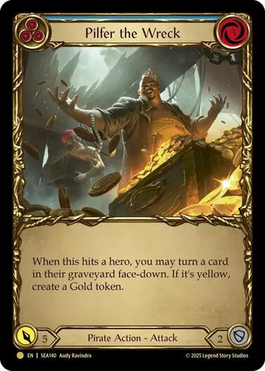 Pilfer the Wreck (Blue) (Treasure) [SEA140] (High Seas)  Cold Foil | GnG Games