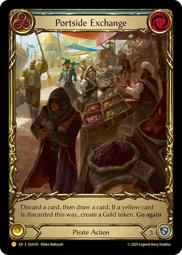 Portside Exchange (Treasure) [SEA145] (High Seas)  Cold Foil | GnG Games