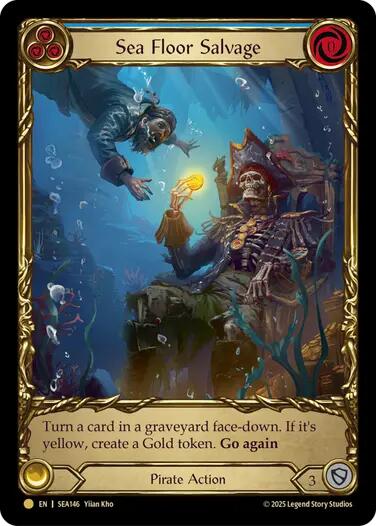 Sea Floor Salvage (Treasure) [SEA146] (High Seas)  Cold Foil | GnG Games