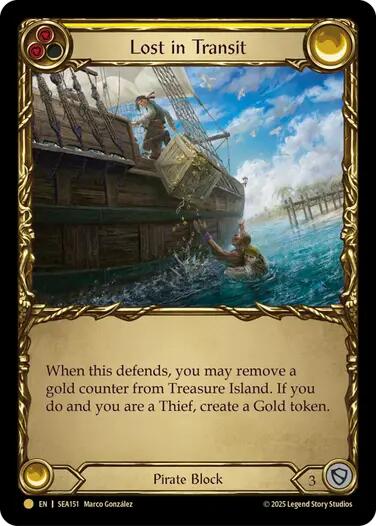 Lost in Transit (Treasure) [SEA151] (High Seas)  Cold Foil | GnG Games