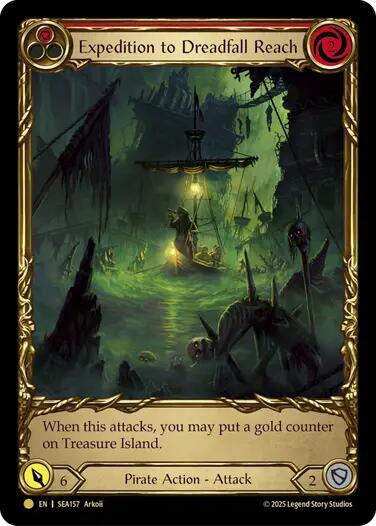 Expedition to Dreadfall Reach (Treasure) [SEA157] (High Seas)  Cold Foil | GnG Games