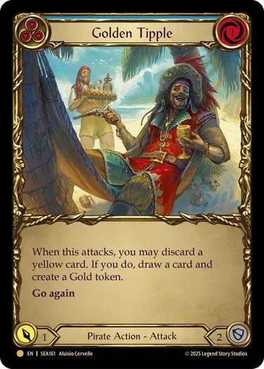Golden Tipple (Blue) (Treasure) [SEA161] (High Seas)  Cold Foil | GnG Games