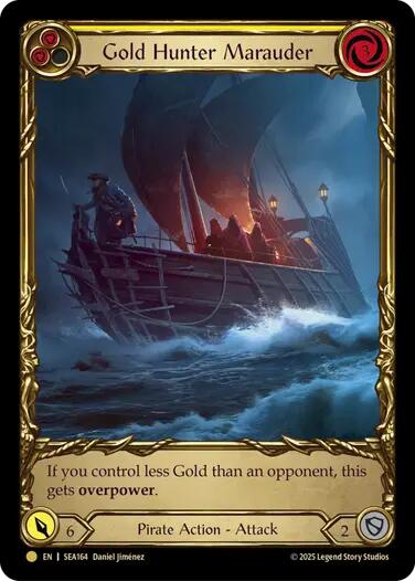 Gold Hunter Marauder (Treasure) [SEA164] (High Seas)  Cold Foil | GnG Games