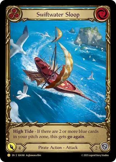 Swiftwater Sloop (Blue) (Treasure) [SEA168] (High Seas)  Cold Foil | GnG Games