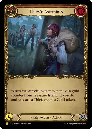 Thiev'n Varmints (Treasure) [SEA172] (High Seas)  Cold Foil | GnG Games