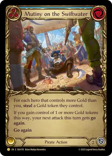Mutiny on the Swiftwater (Treasure) [SEA178] (High Seas)  Cold Foil | GnG Games