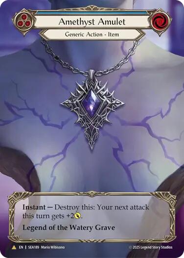 Amethyst Amulet (Treasure) [SEA189] (High Seas)  Cold Foil | GnG Games