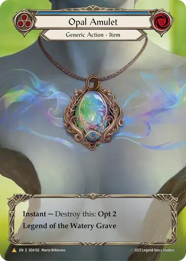 Opal Amulet (Treasure) [SEA192] (High Seas)  Cold Foil | GnG Games